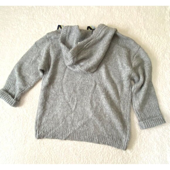 Urban Outfitters BDG Brady Brushed Knit Hoodie LS Sweatshirt Sz S Gray NWT $98 - Picture 4 of 10